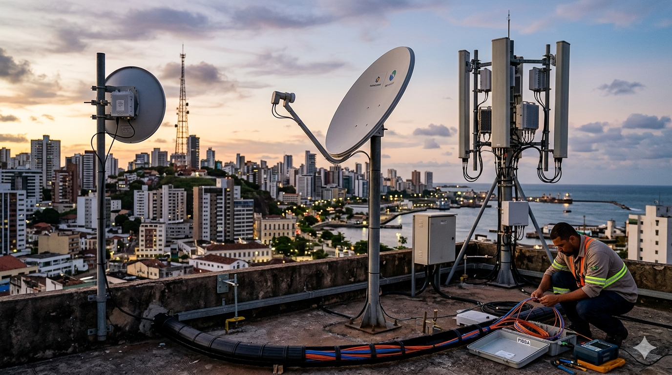 Fibra vs satélite