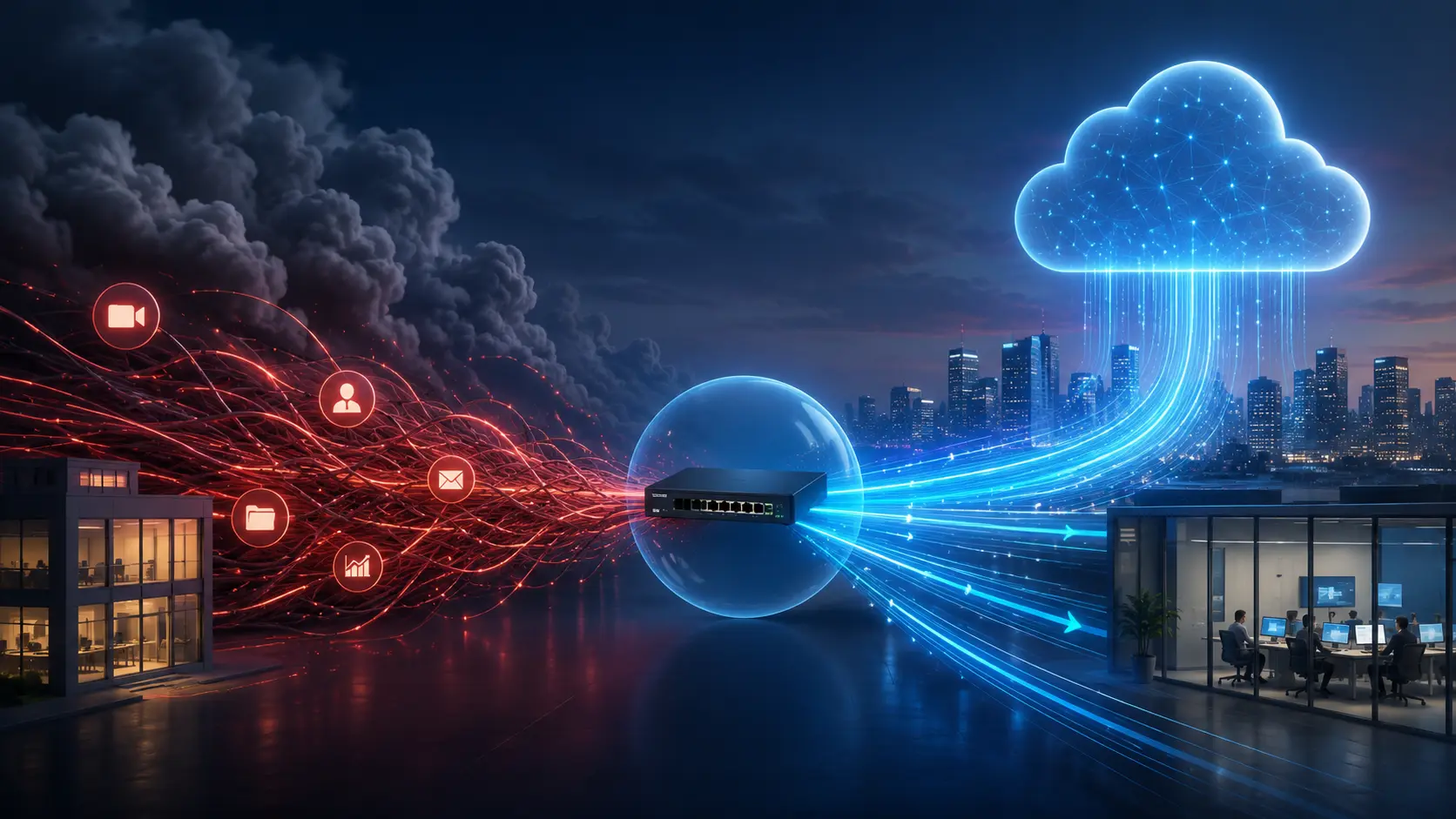 SD-WAN e nuvem lenta